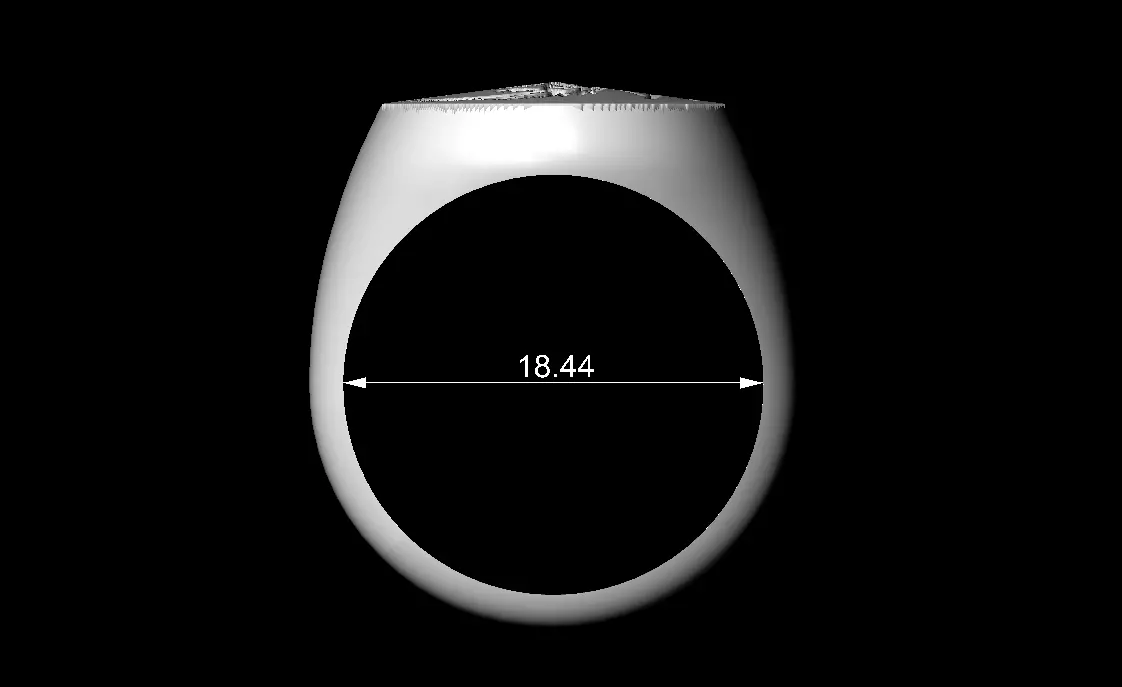 Dragon Ring for Men 3D model_5