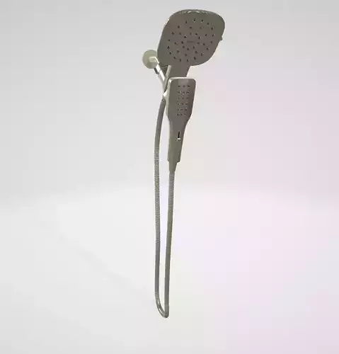 Modern Square-Shaped Showerhead Designs 3D model