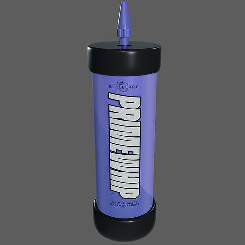 Prime Whip Blueberry Cream Charger Tank 3D model