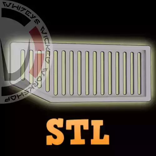 Galaxys Edge Window Grate Prop STL Inspired by Star Wars