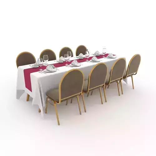 Banquet Table and Chair 87
