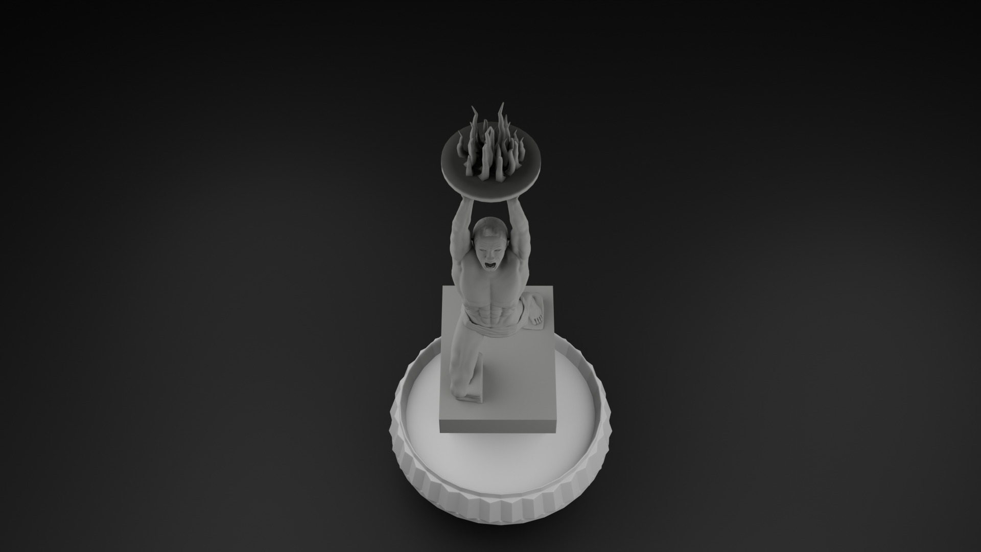 Pemuda Membangun Monument 3D model_38