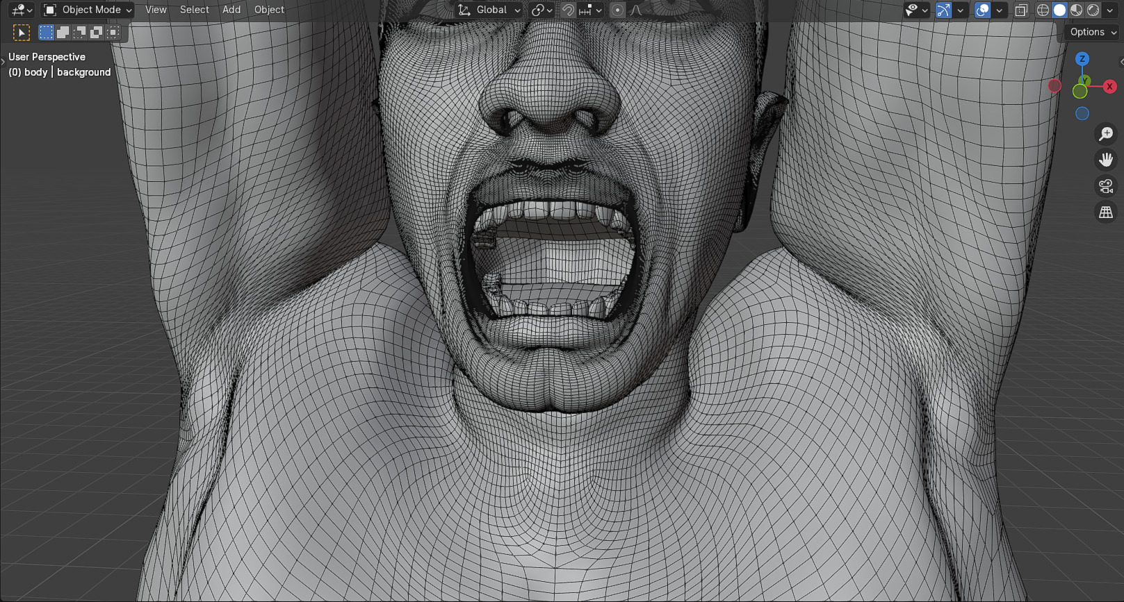 Pemuda Membangun Monument 3D model_63