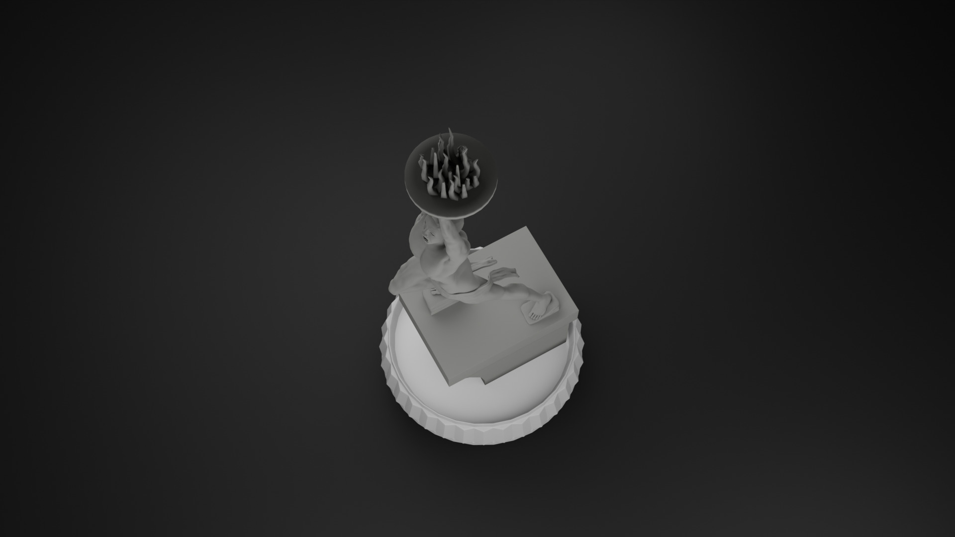 Pemuda Membangun Monument 3D model_37