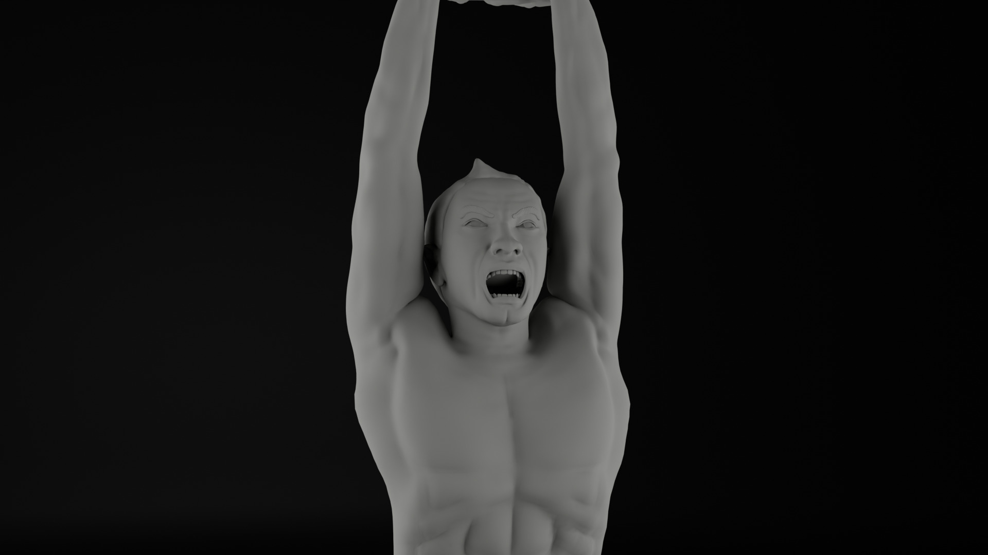 Pemuda Membangun Monument 3D model_45