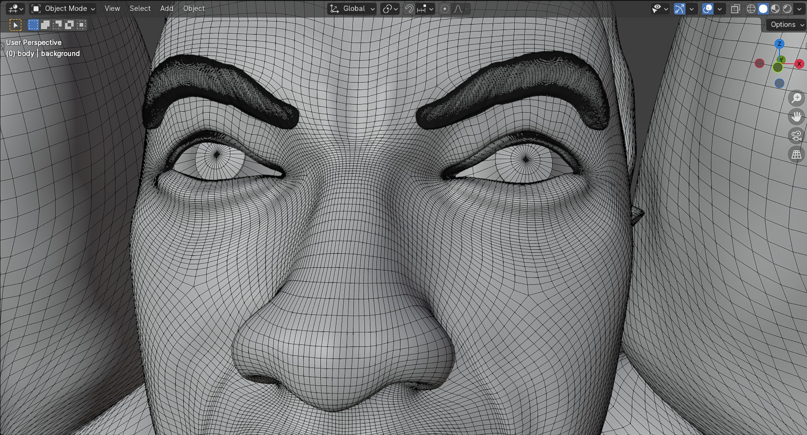 Pemuda Membangun Monument 3D model_62