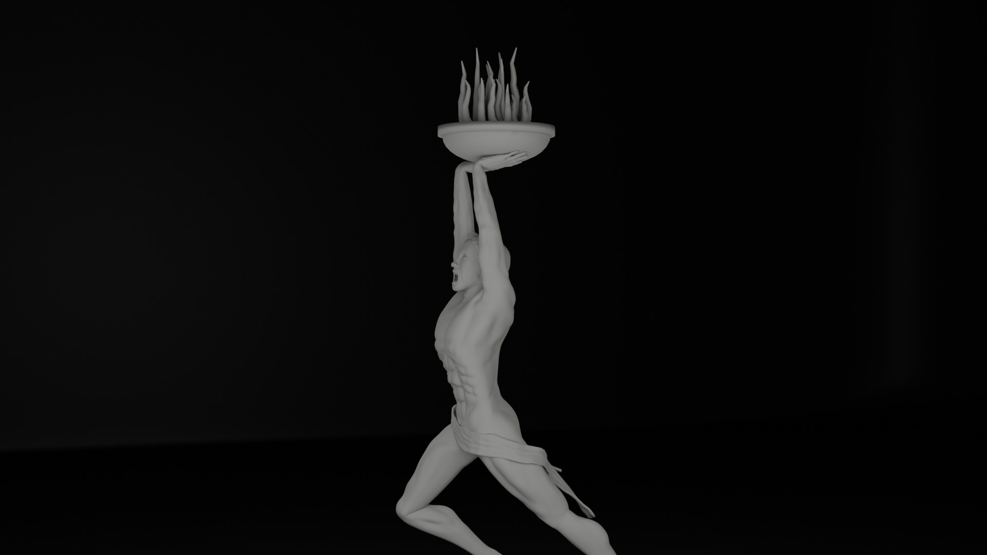 Pemuda Membangun Monument 3D model_18