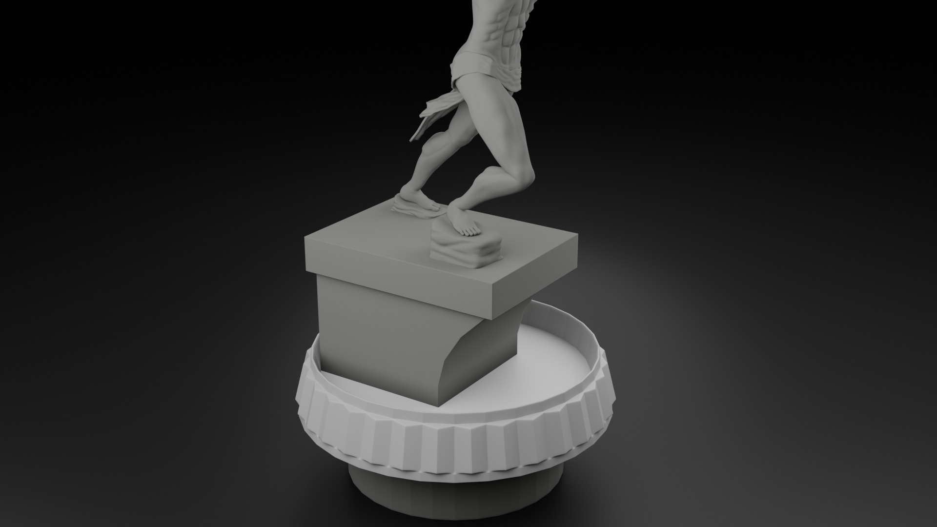 Pemuda Membangun Monument 3D model_33