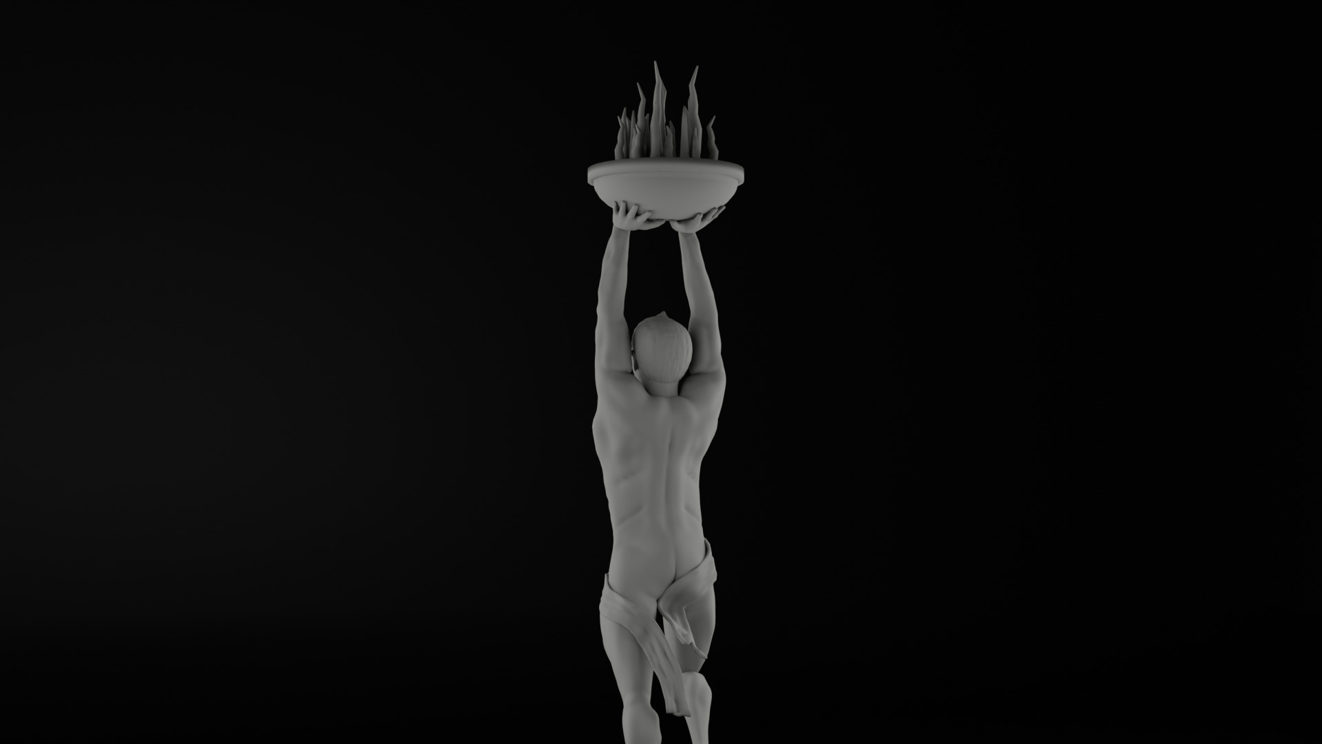 Pemuda Membangun Monument 3D model_21