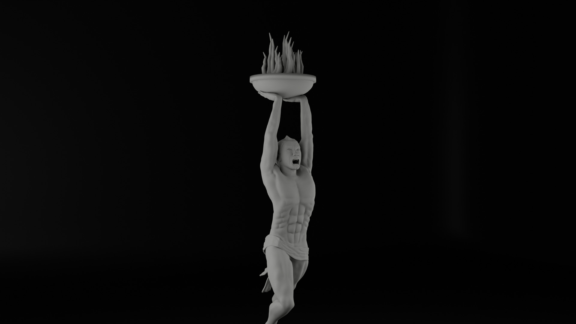 Pemuda Membangun Monument 3D model_26