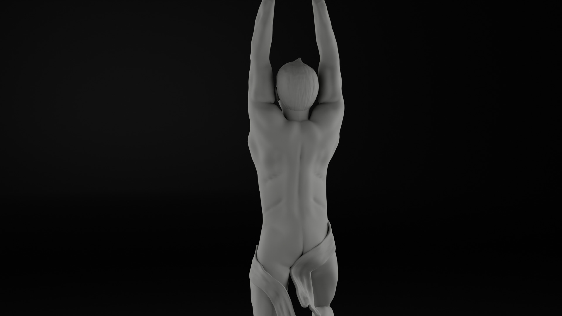 Pemuda Membangun Monument 3D model_44