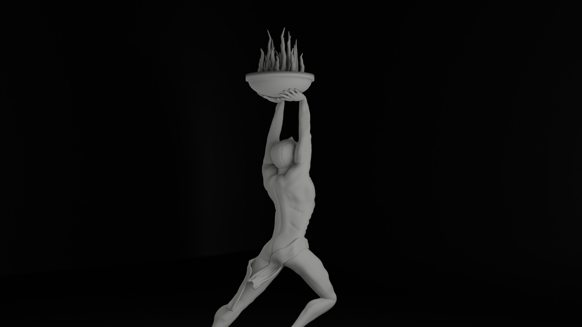 Pemuda Membangun Monument 3D model_23