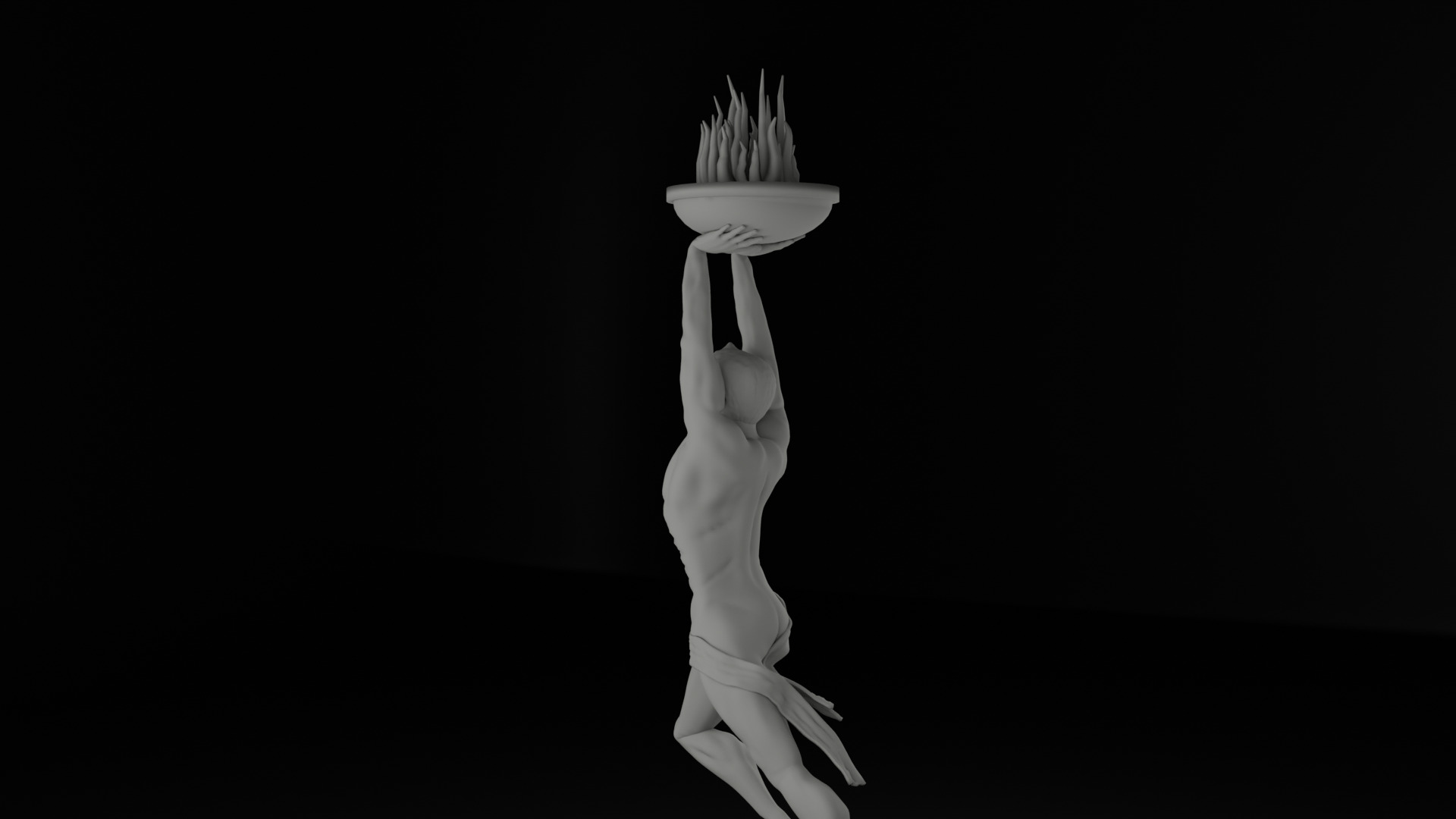 Pemuda Membangun Monument 3D model_20