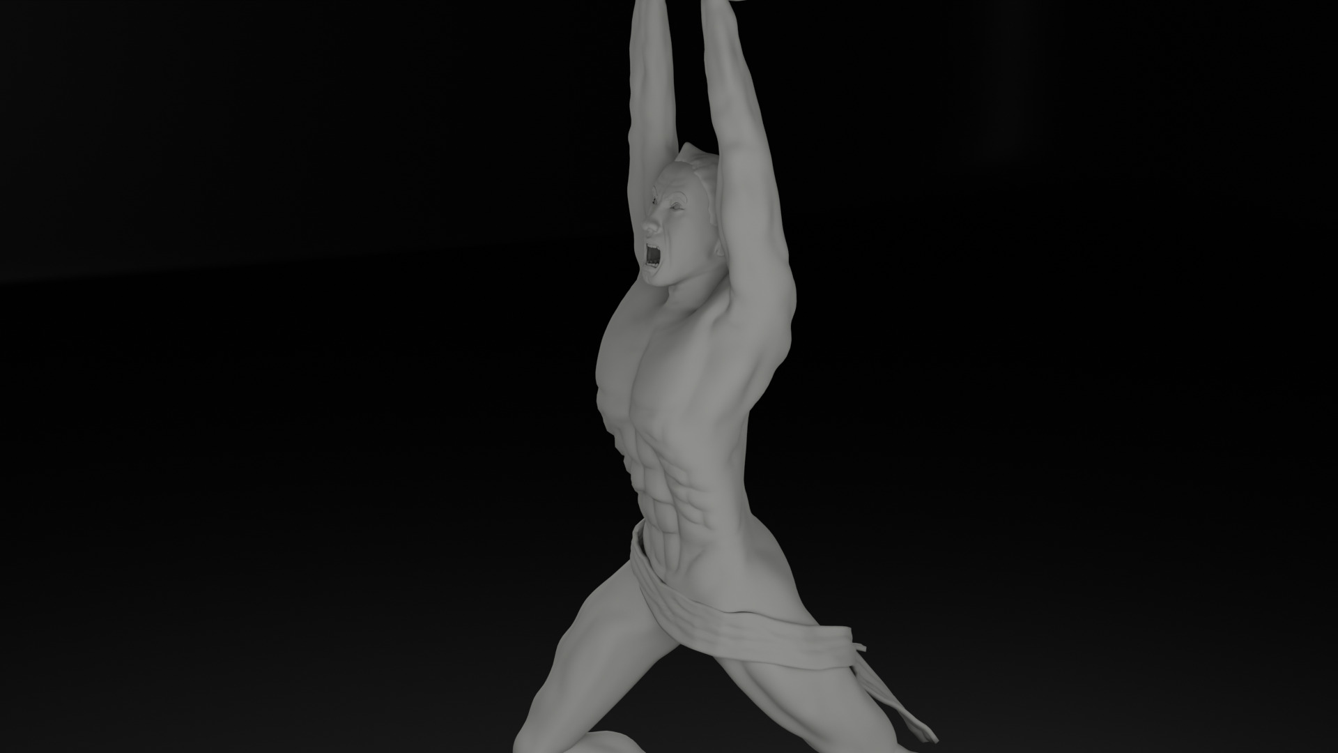 Pemuda Membangun Monument 3D model_41