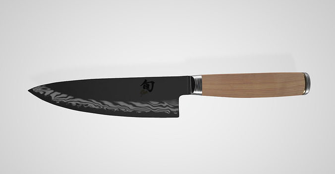 KAI Japan high-end meat and fish knife 3D model
