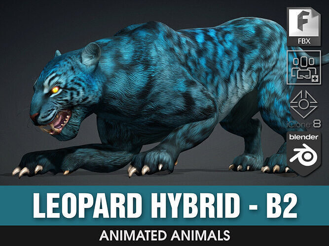 Leopard Hybrid-B2 3D model