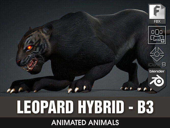 Leopard Hybrid-B3 3D model
