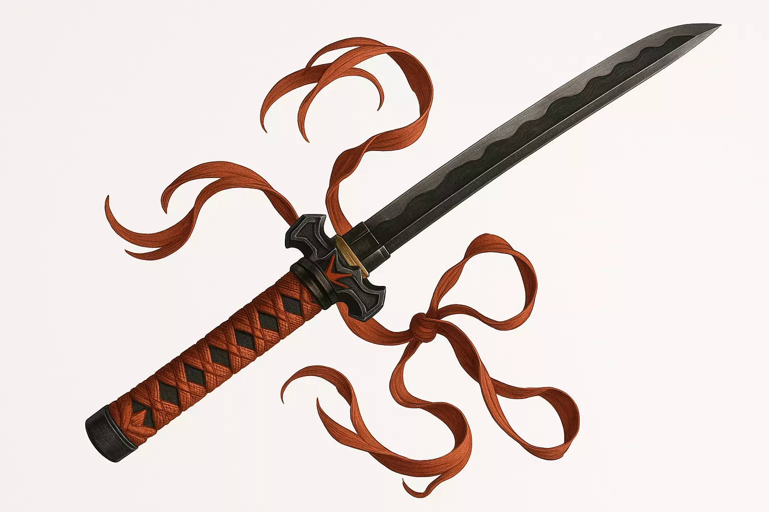 battered sword 3D model_0