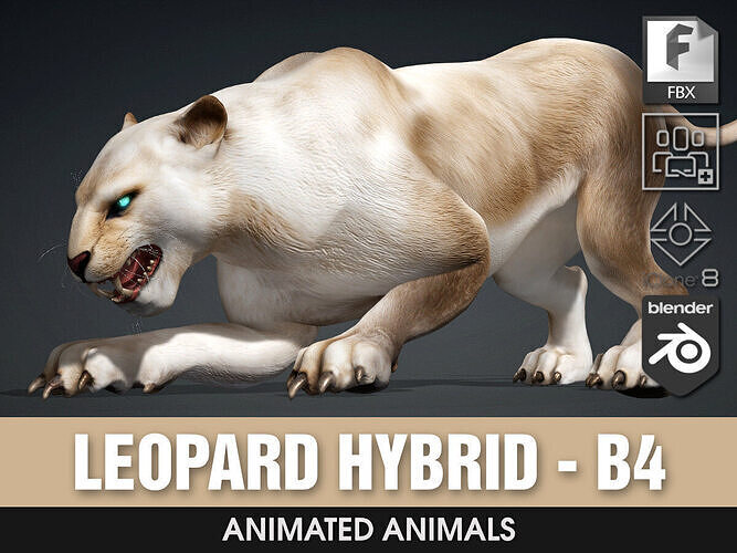 Leopard Hybrid-B4 3D model