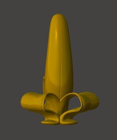 Banna  3D print model_2