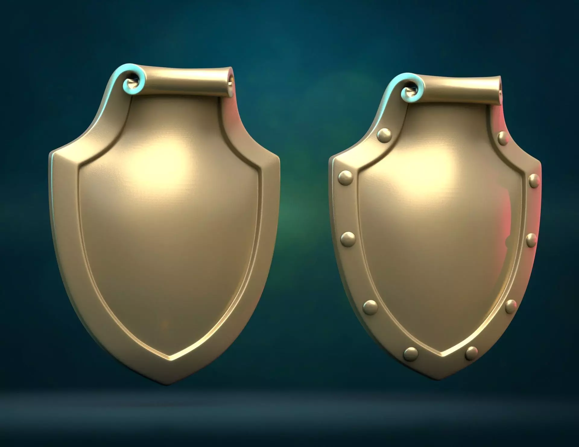 Shield printable 3D print model_0