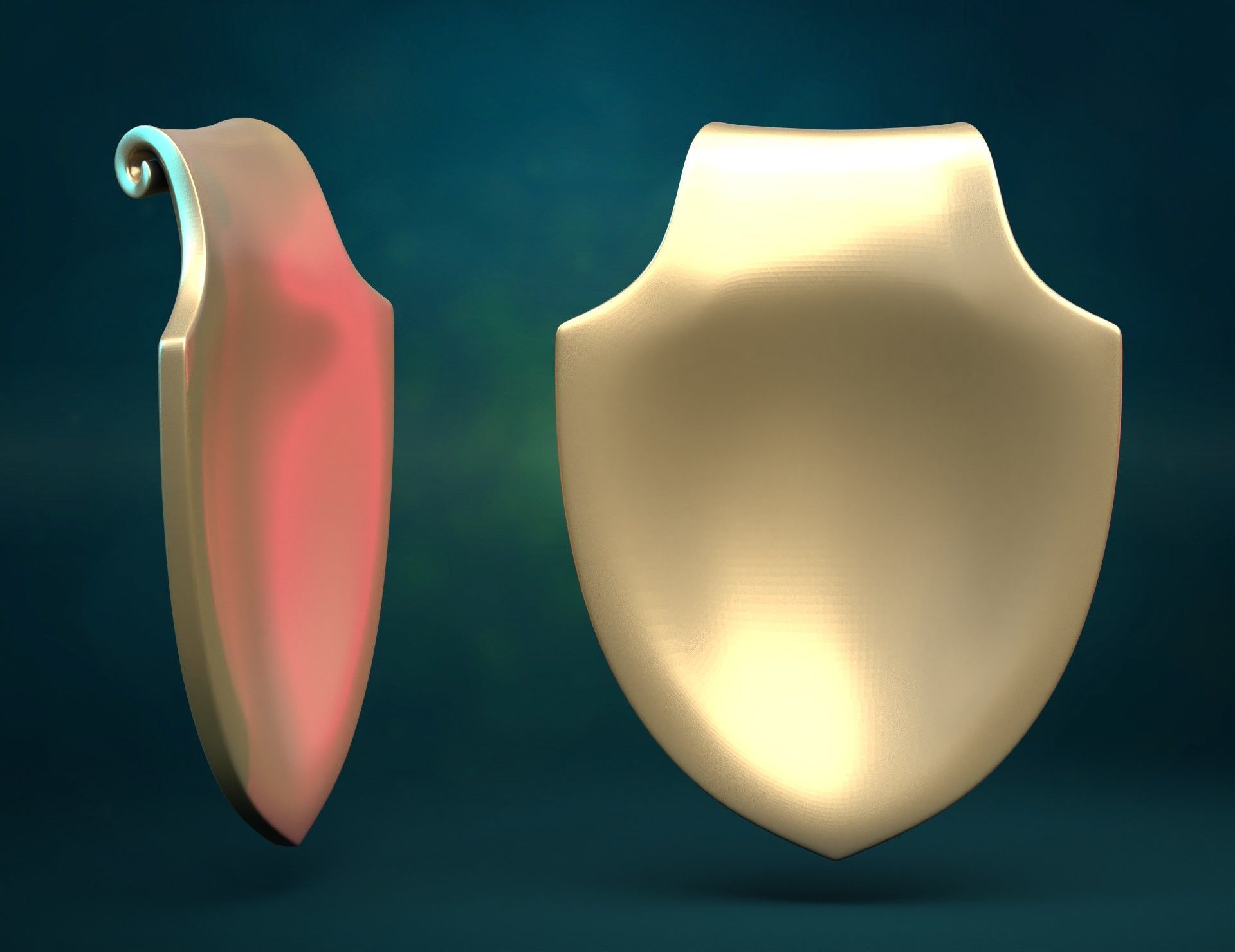 Shield printable 3D print model_2