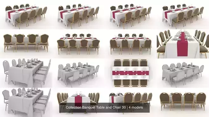 Collection Banquet Table and Chair 30