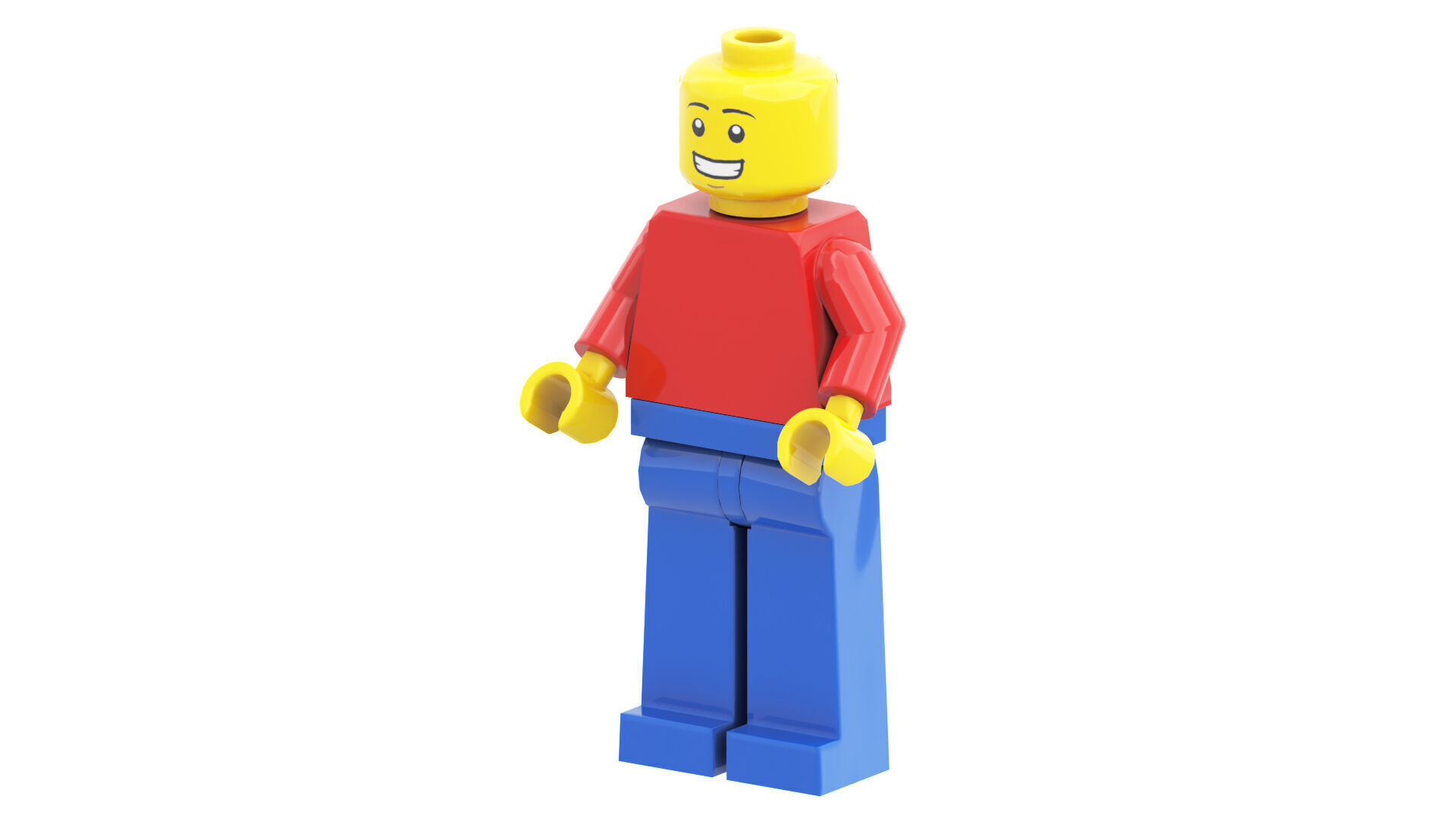 3D print minifigure - Minifigure Basic V2 3D print model_43