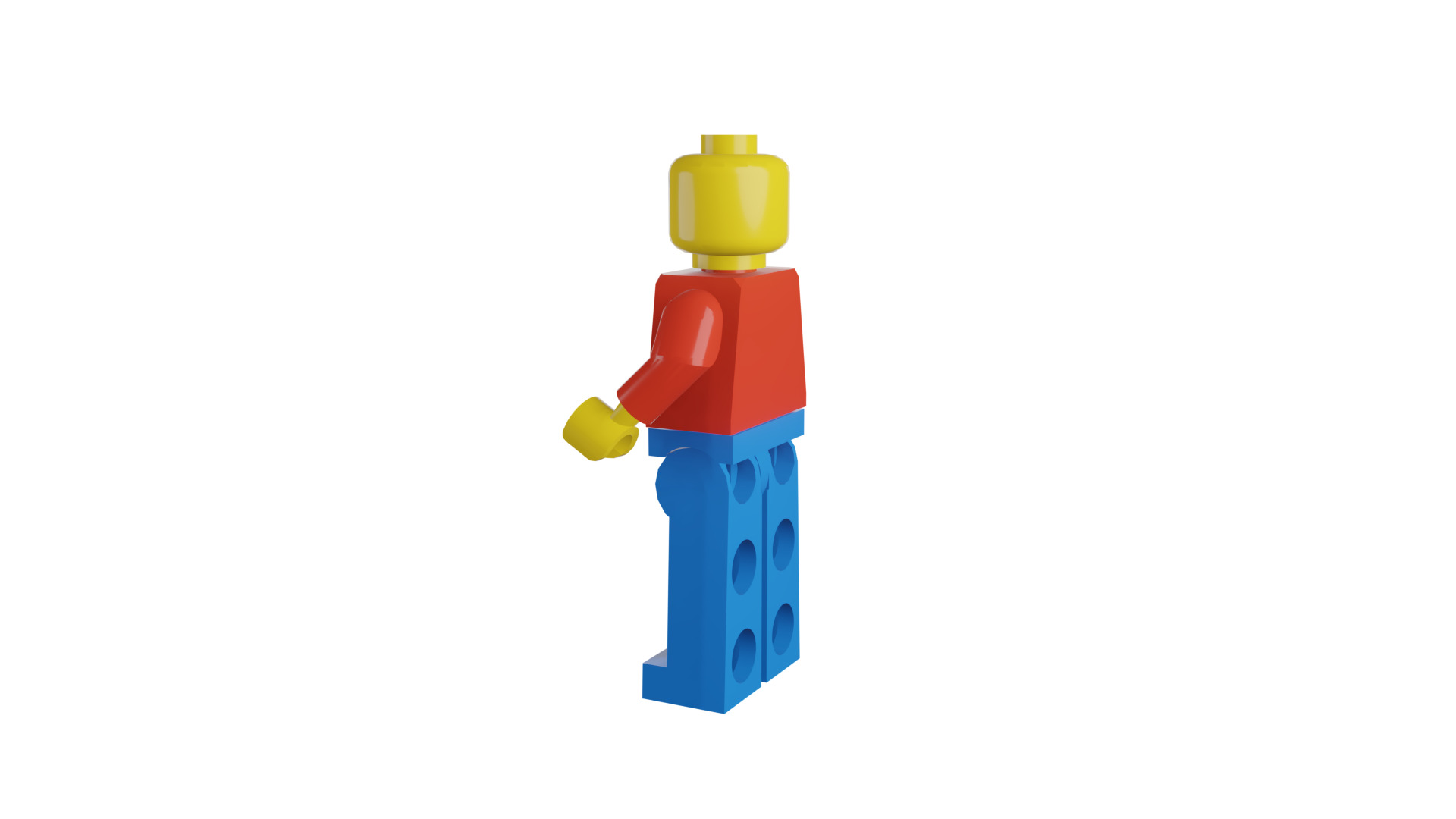 3D print minifigure - Minifigure Basic V2 3D print model_9
