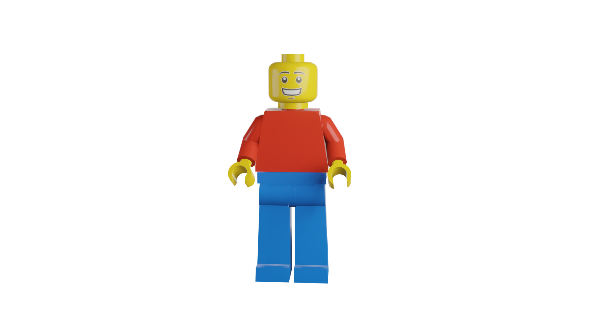3D print minifigure - Minifigure Basic V2 3D print model_40