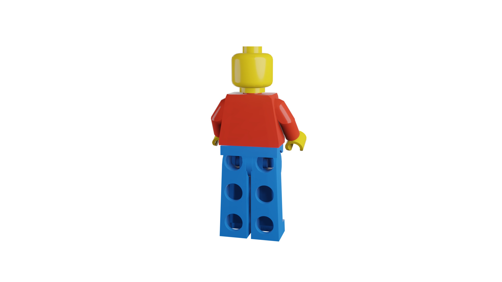 3D print minifigure - Minifigure Basic V2 3D print model_5