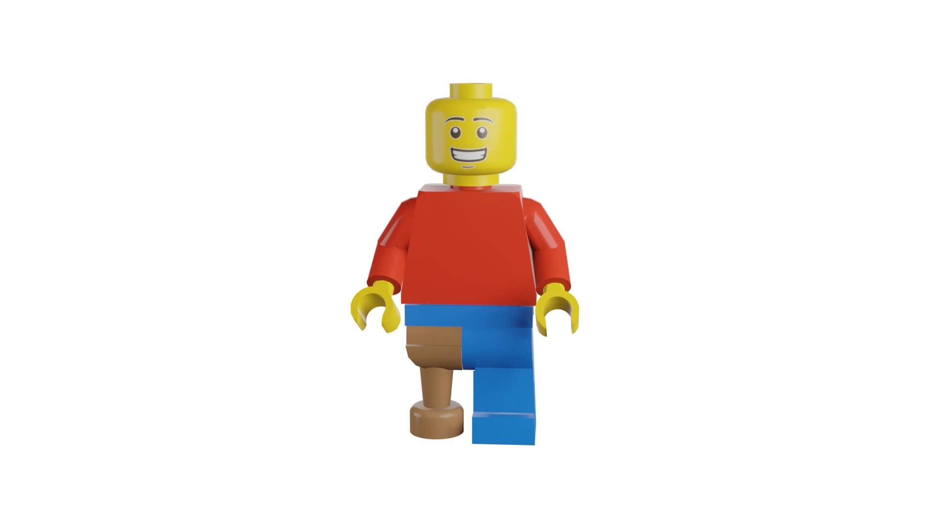 3D print minifigure - Minifigure Basic V4 3D print model_43