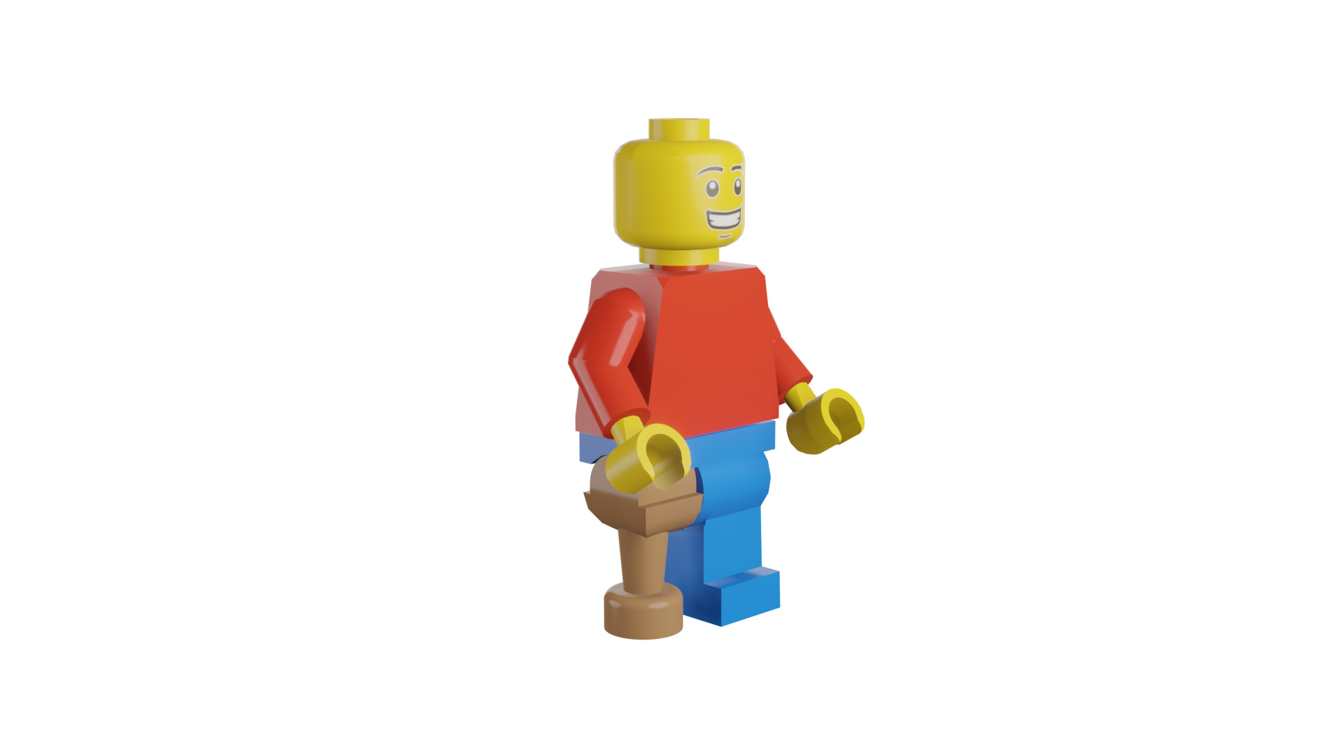 3D print minifigure - Minifigure Basic V4 3D print model_7