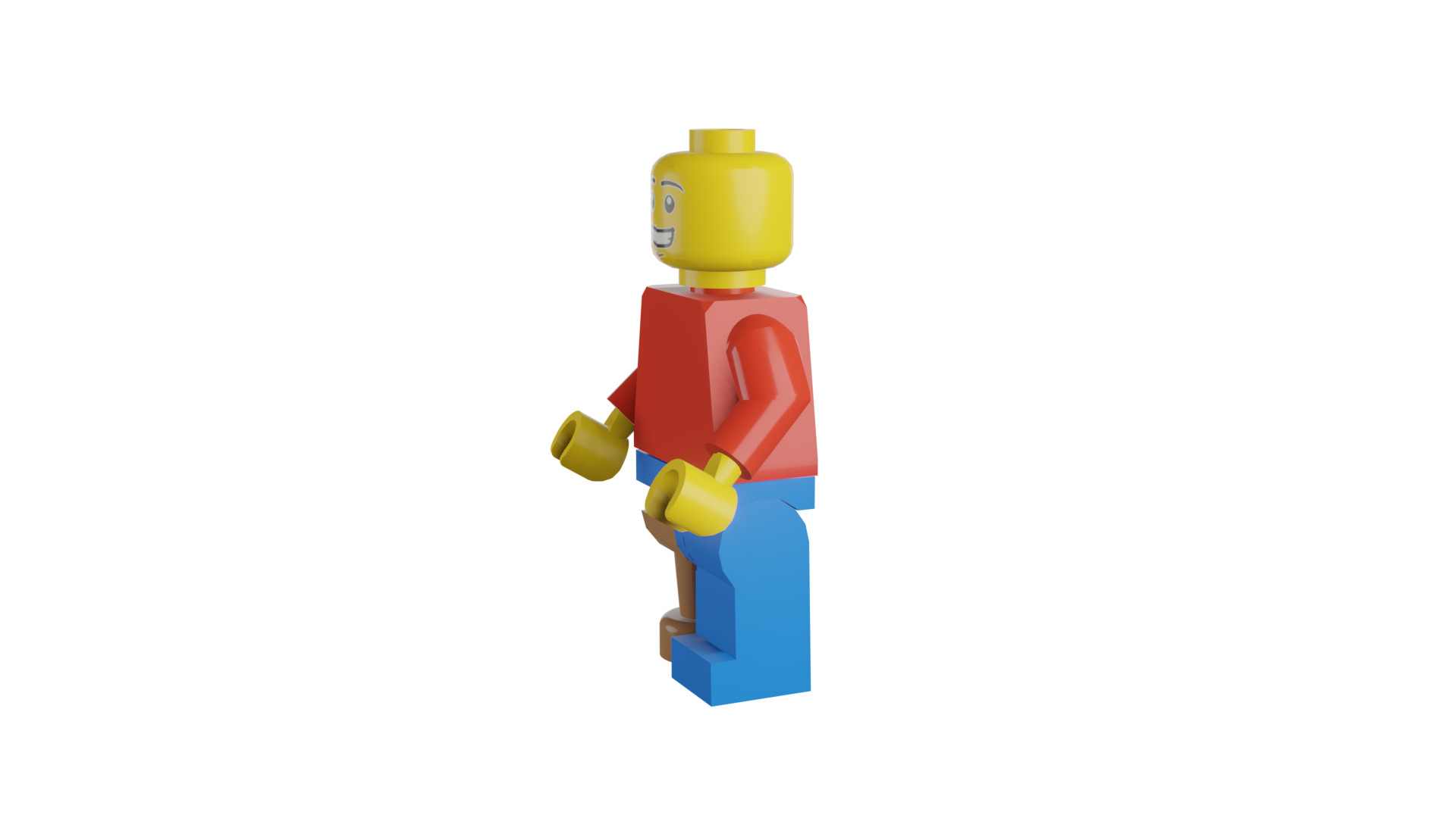 3D print minifigure - Minifigure Basic V4 3D print model_36