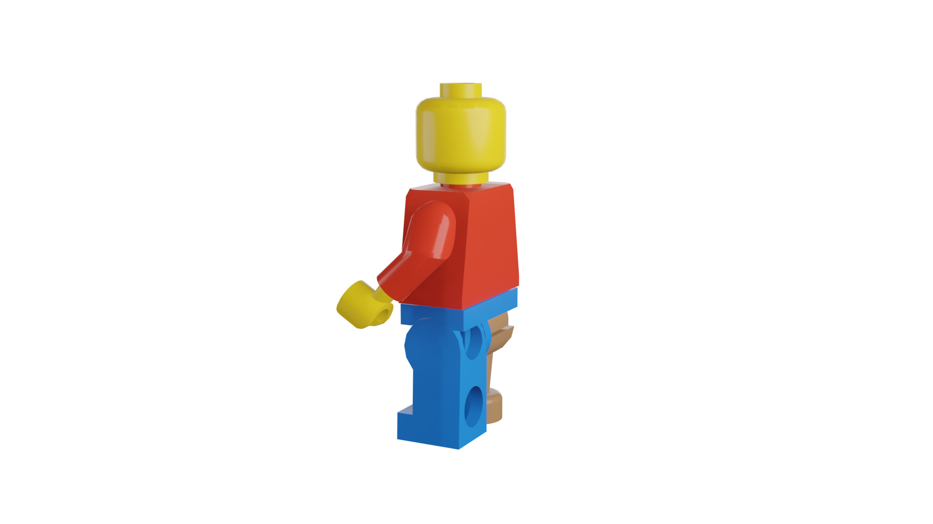 3D print minifigure - Minifigure Basic V4 3D print model_30