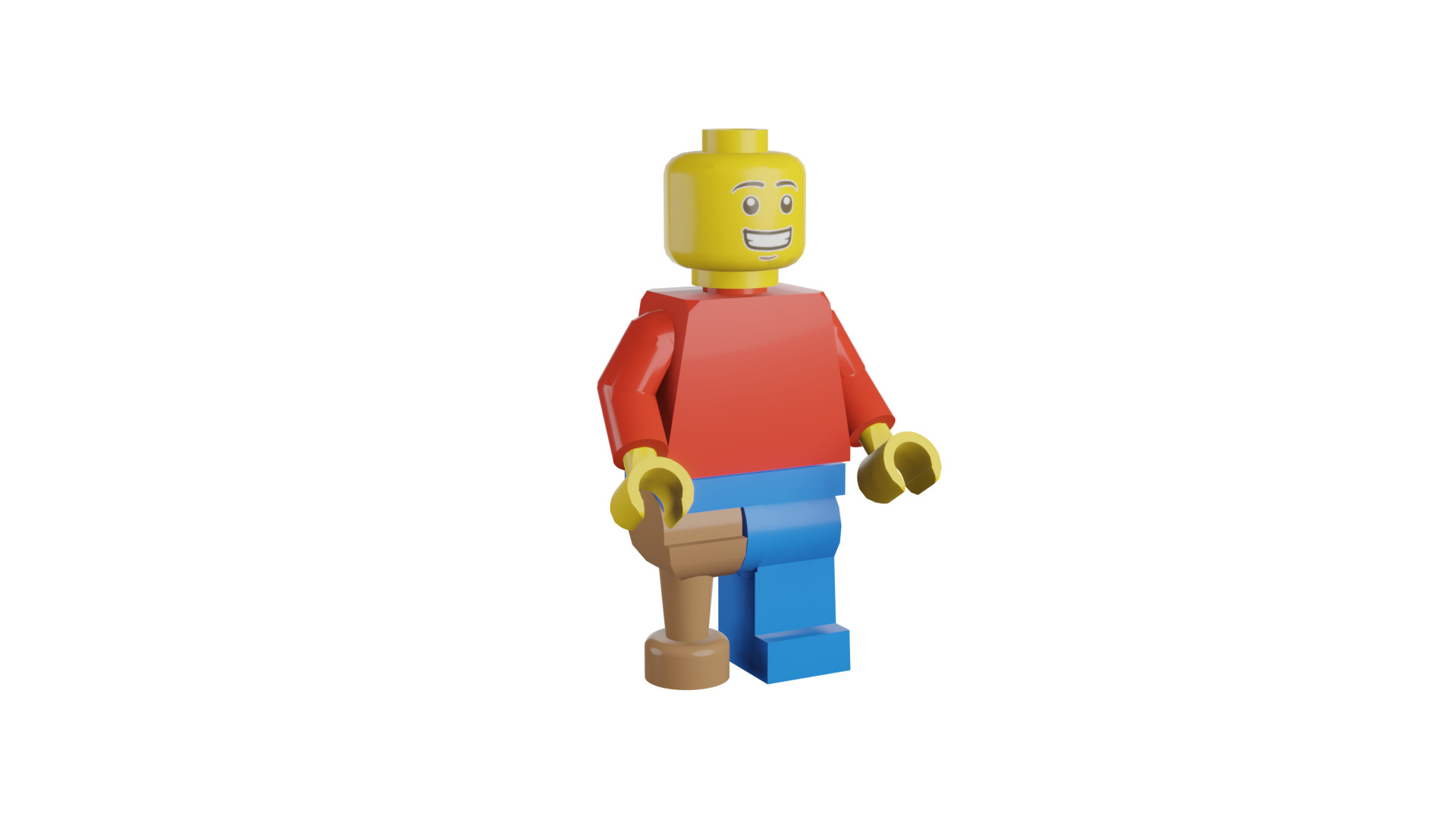 3D print minifigure - Minifigure Basic V4 3D print model_5