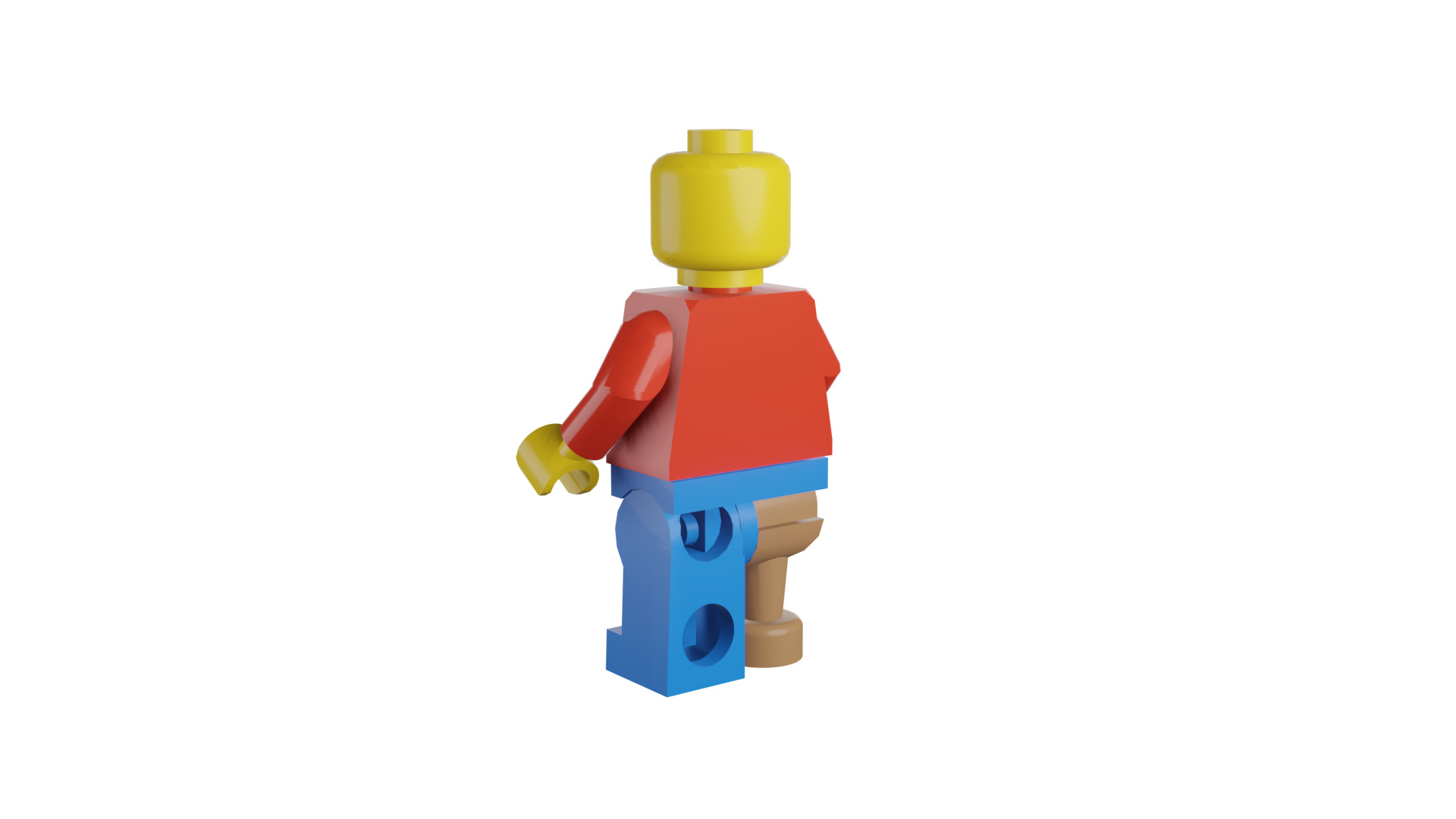 3D print minifigure - Minifigure Basic V4 3D print model_27