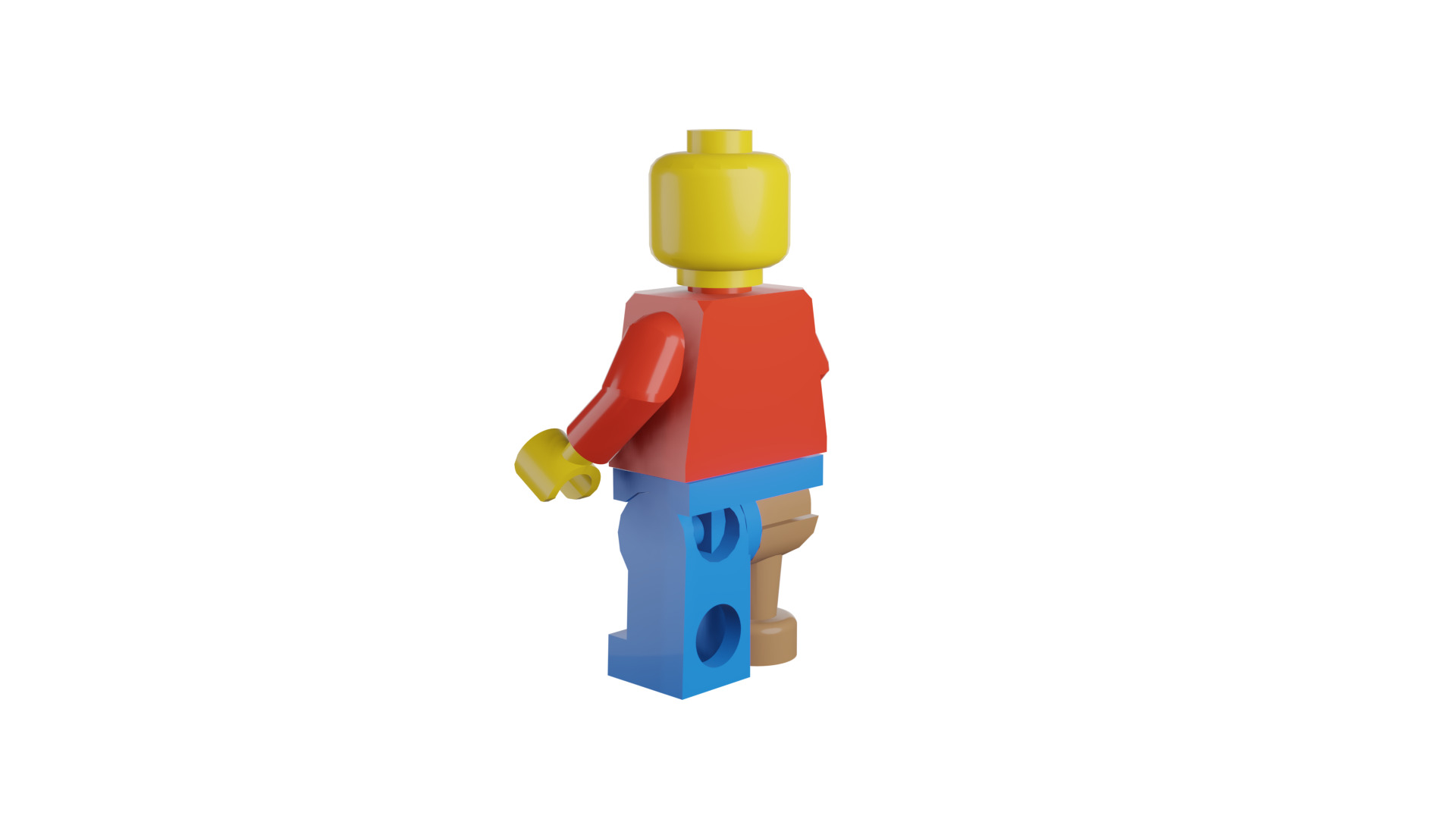 3D print minifigure - Minifigure Basic V4 3D print model_28
