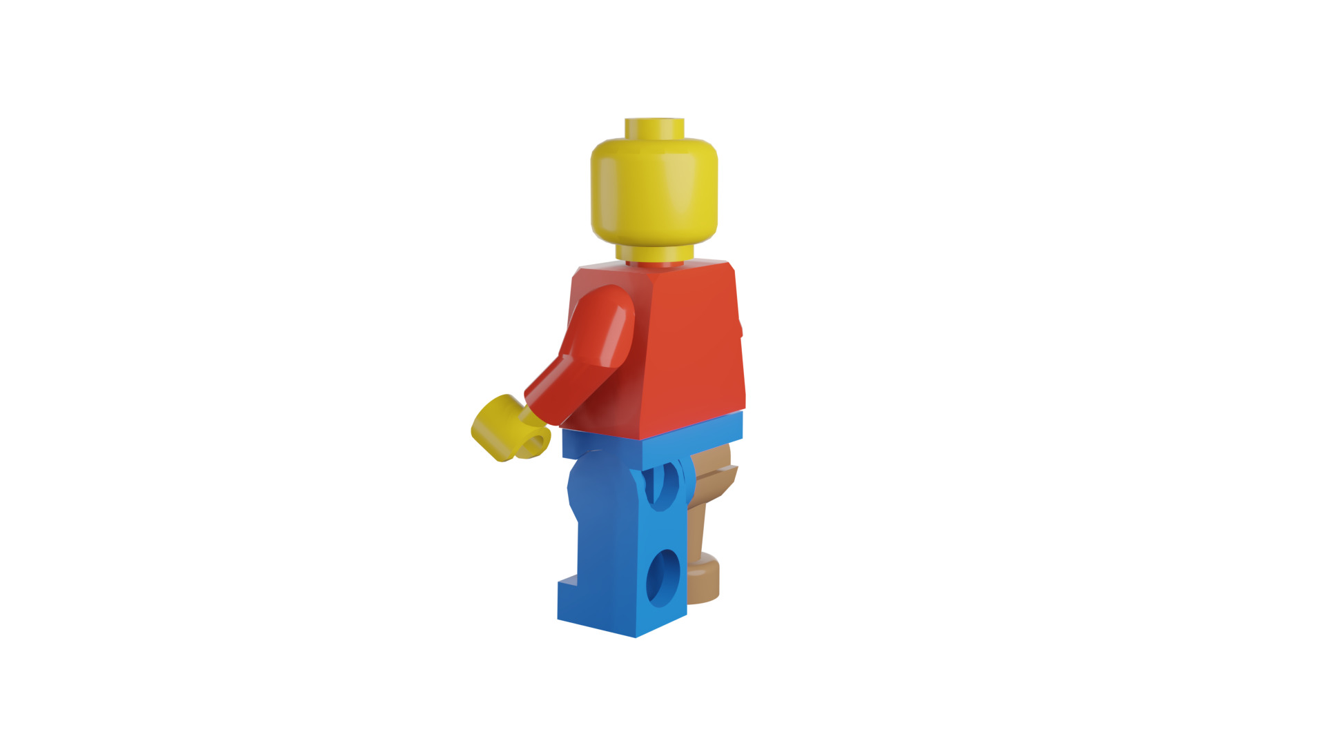 3D print minifigure - Minifigure Basic V4 3D print model_29