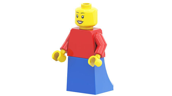 3D print minifigure - Minifigure Basic V6 3D print model
