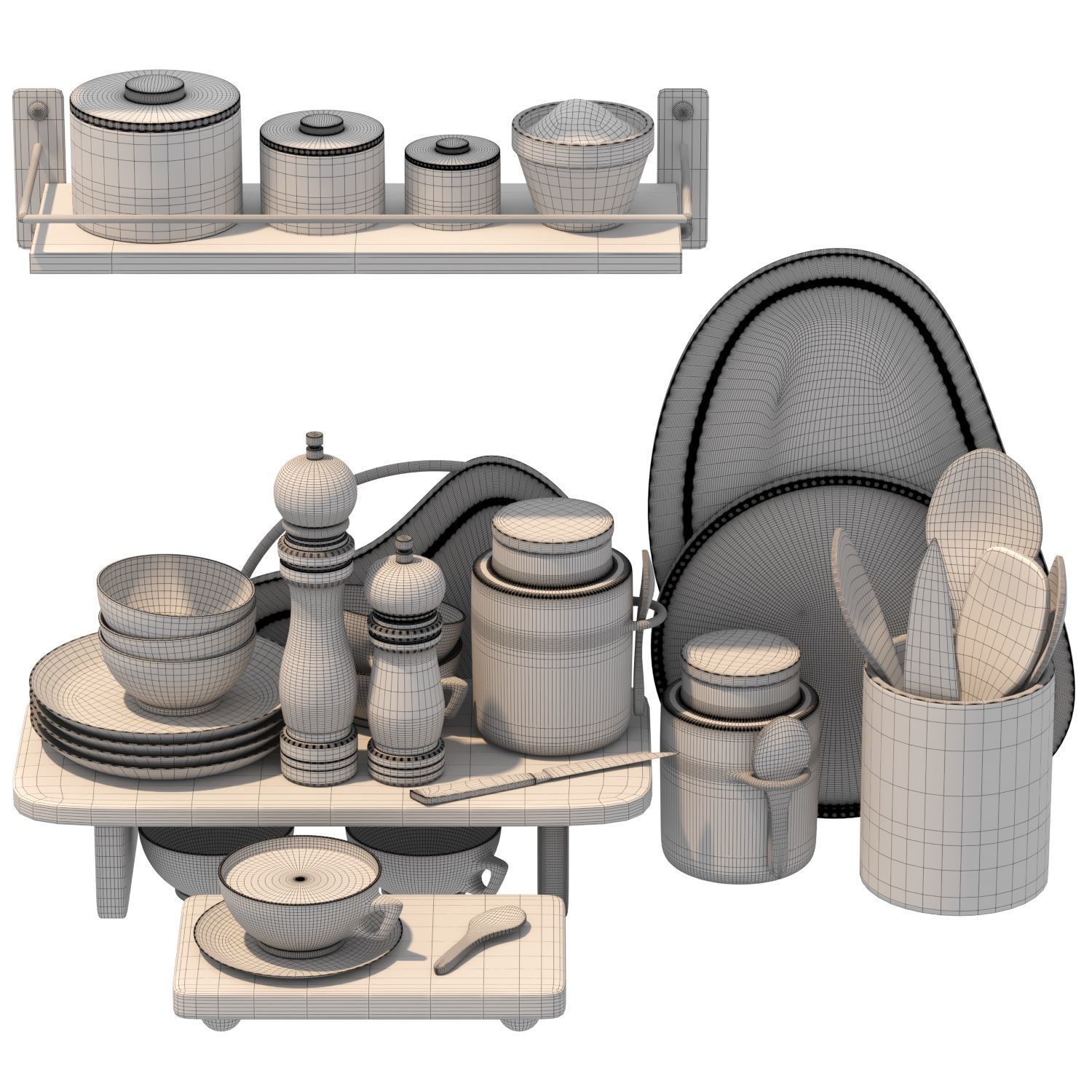 Kitchen Accessory 03 3D model_4