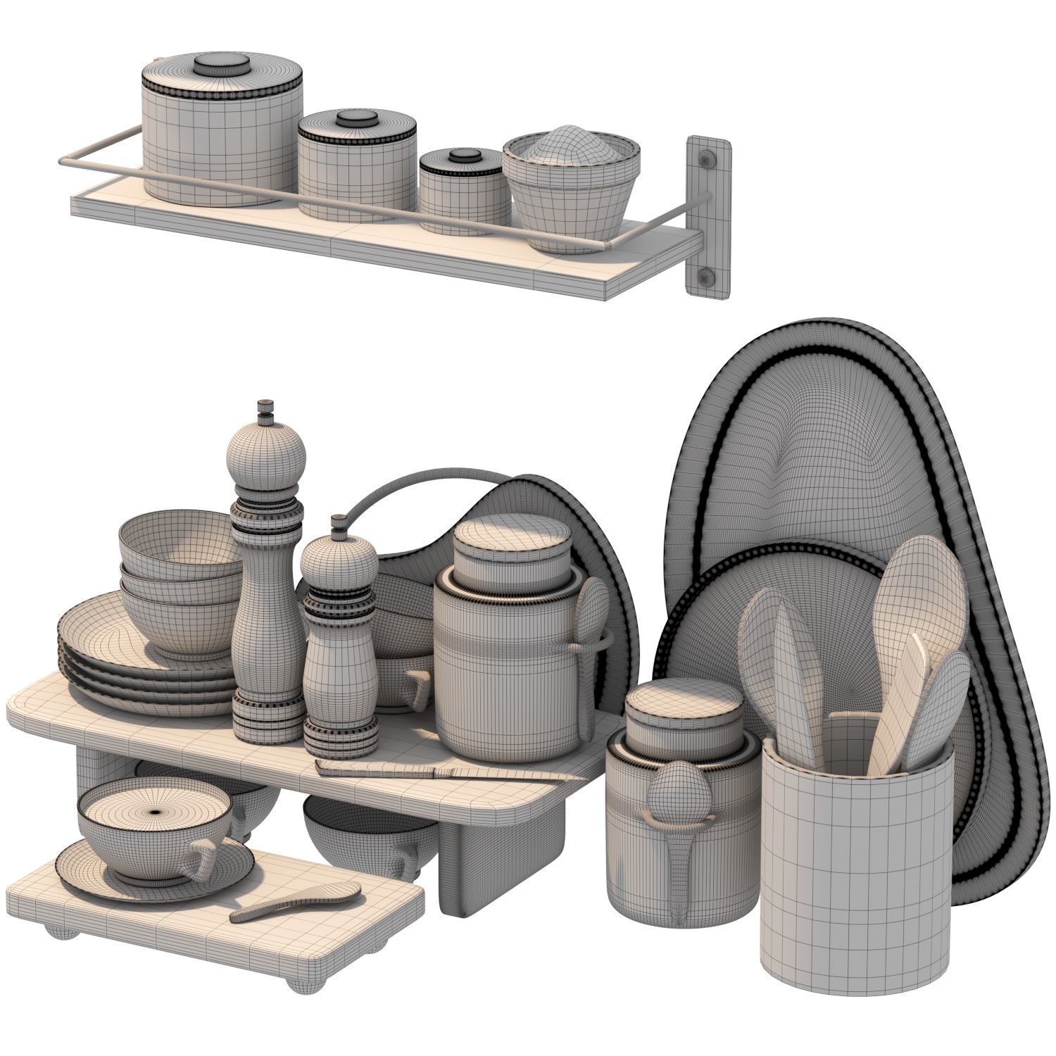 Kitchen Accessory 03 3D model_1