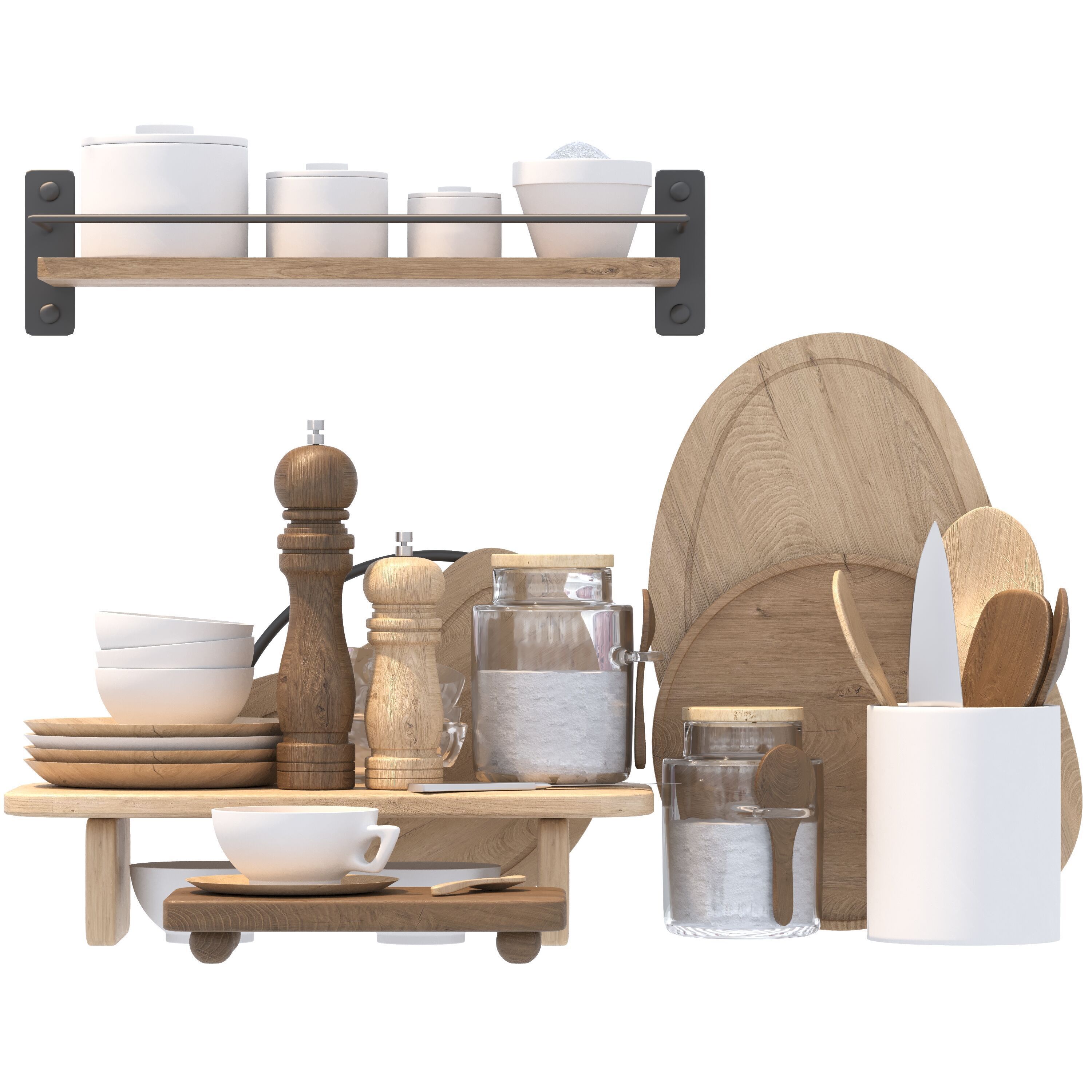 Kitchen Accessory 03 3D model_7
