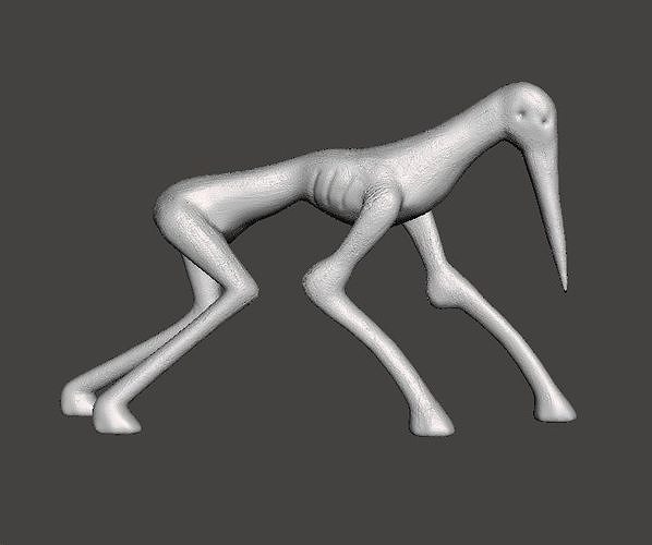 TREVOR HENDERSON NEEDLE HORSE MODEL FIGURE HORROR FANTASY RPG 3D print model