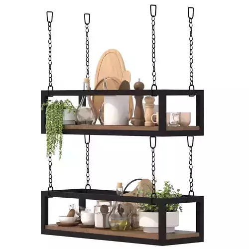 Hanging Cube Floating Shelves Ceiling