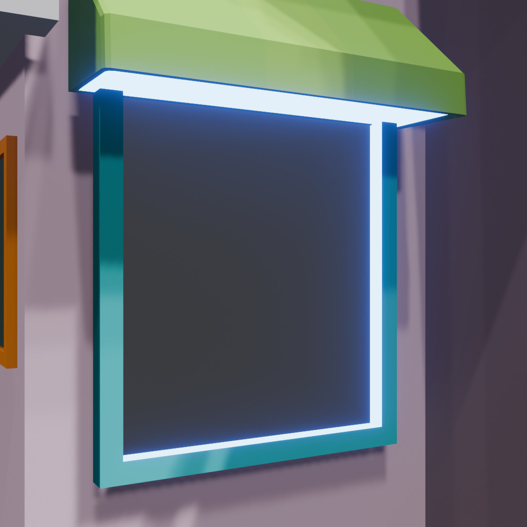 LOW POLY BUILDING Low-poly 3D model_16