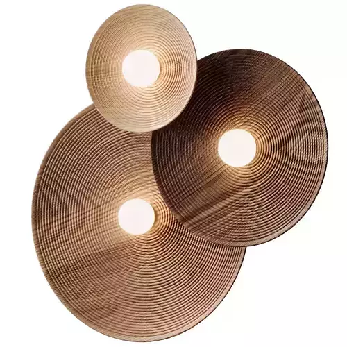 Concentric Trio Ensemble wall lamp