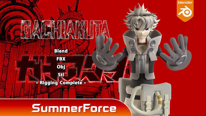 Rudo Surebrec -  Gachiakuta 3D model