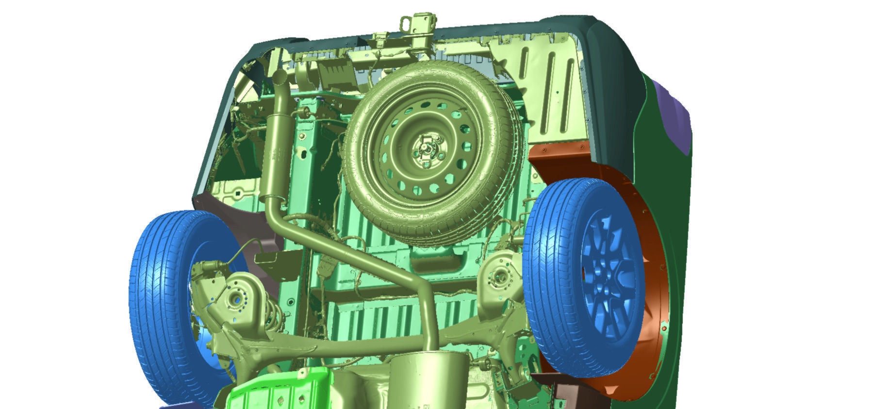 Pickup Maverock Lariat FWD 2022 Vehicle 3d scan data 3D model 3D model_13