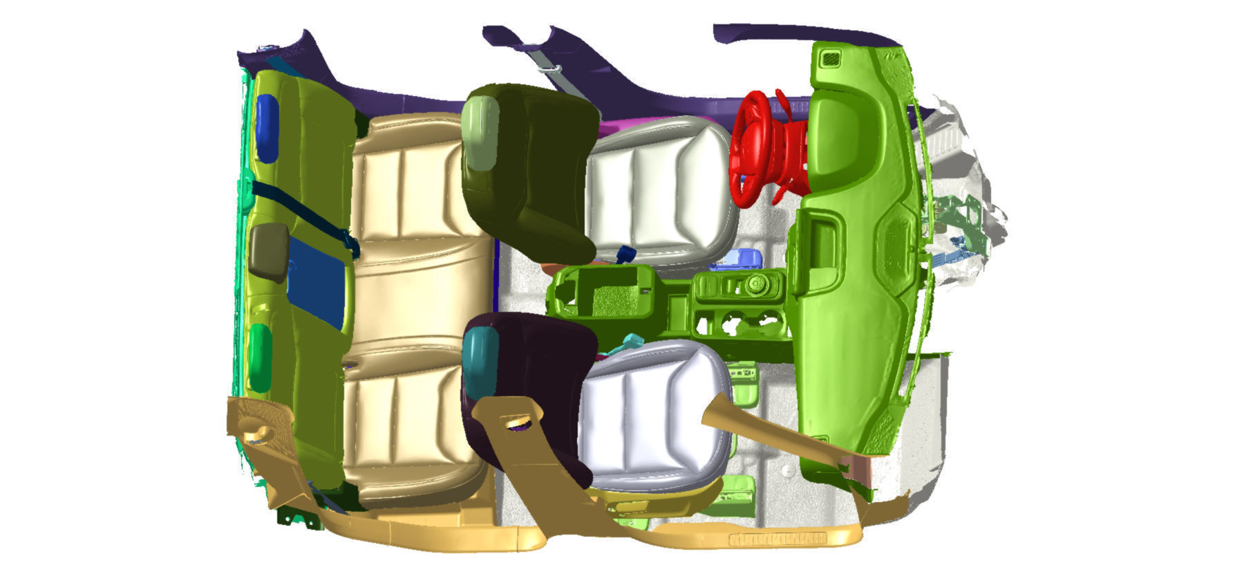 Pickup Maverock Lariat FWD 2022 Vehicle 3d scan data 3D model 3D model_8